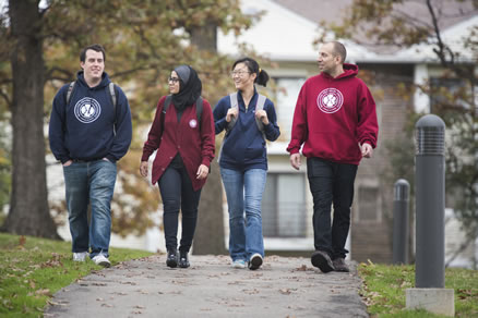 The beautiful entrance  to Woodlands On Green Bay.